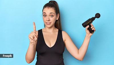 Be careful before using massage guns on your neck, ‘specifically the front and side’