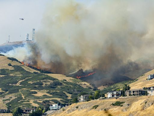 Salt Lake City wildfire prompts mandatory evacuations uphill from Utah’s state capitol