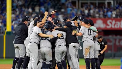 MLB playoffs: Yankees moving on to ALCS after Gerrit Cole, Aaron Judge come through in ALDS Game 4 in Kansas City