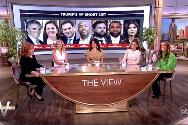 “The View'”s“ ”Joy Behar says Donald Trump's VP picks will audition to take Mike Pence's place 'in the noose'