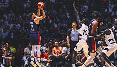 USA men's basketball overcomes 14-point deficit to beat South Sudan 101-100