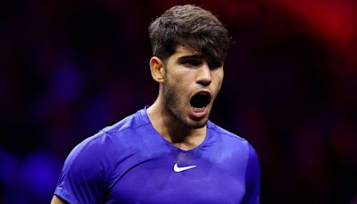 Laver Cup: Carlos Alcaraz victorious for Europe but Team World move into 8-4 lead ahead of final day