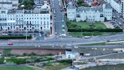 Man arrested after pedestrian left badly injured