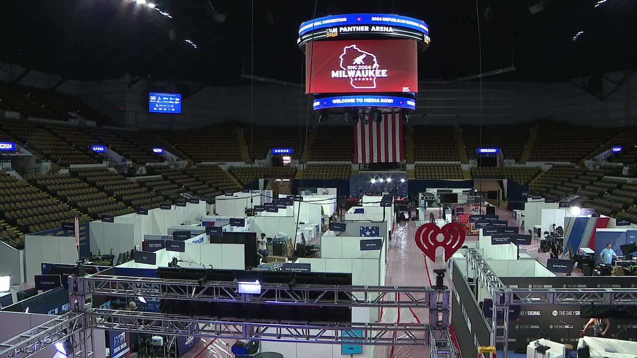 RNC Milwaukee: Media row prepares to host worldwide journalists