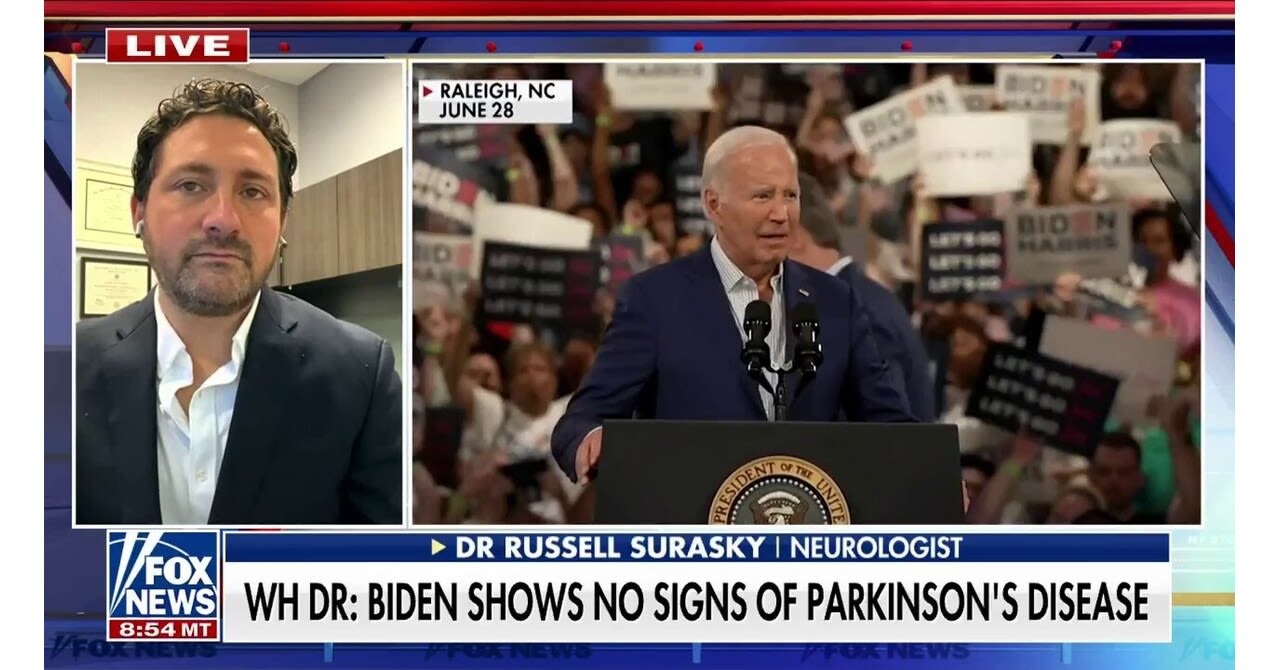 Fox News (Cavuto Live): Board-Certified Neurologist Argues Biden 'Likely Suffers' from Vascular Dementia, Not Parkinson's