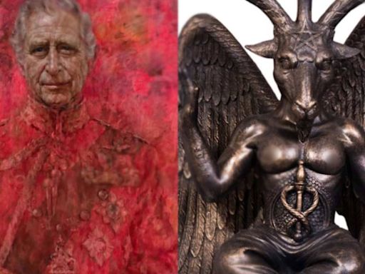¿Pintura roja de Carlos III satánica? Internautas crean teorías tras ‘mensaje oculto’