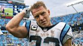 Panthers RB Christian McCaffrey misses Wednesday’s practice with thigh injury