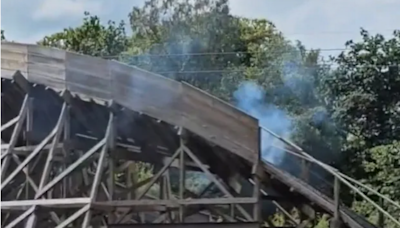 Popular Alton Towers rollercoaster closed 'until further notice' after smoke seen