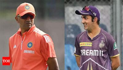 Who'll replace Rahul Dravid? As clouds clear, Gautam Gambhir emerges front-runner in hunt for new coach | Cricket News - Times of India