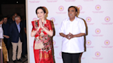 Nita Ambani Stuns In Deep Red Patola Saree With Radha-Krishna Printed On The Blouse For Theatre Show At NMACC