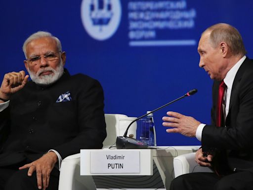 Modi’s Russia Visit Dents West’s Efforts to Cast Putin as Pariah