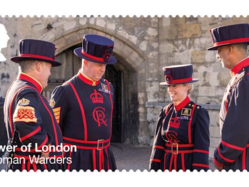 New stamps marking the history of the Tower of London