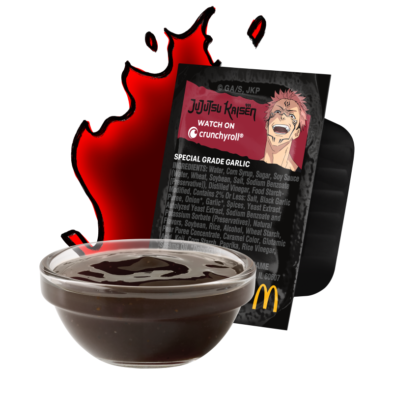 McDonald’s Debuts Tangy New Sauce Inspired by ‘Jujutsu Kaisen’ With Exclusive Packaging