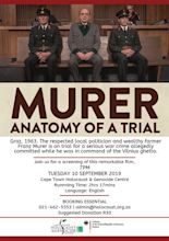 Film screening: Murer: Anatomy of a Trial - Cape Town Holocaust ...
