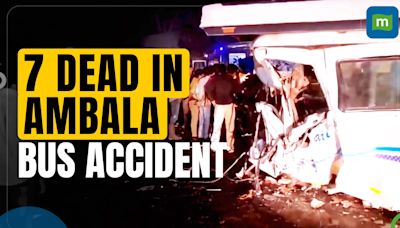 7 Devotees of Vaishno Devi die in bus accident on Ambala-Delhi-Jammu National Highway
