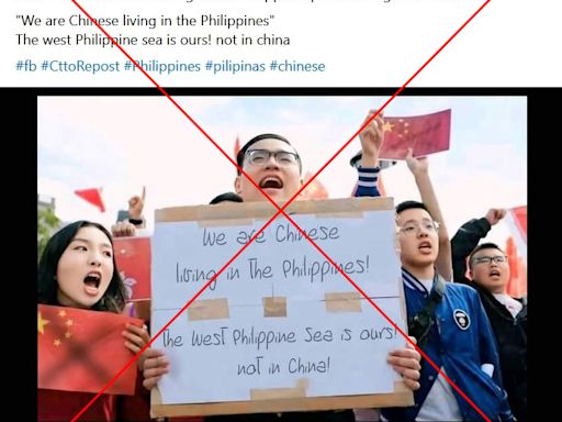 Altered image does not show 'Chinese supporting Manila' amid South China Sea tensions