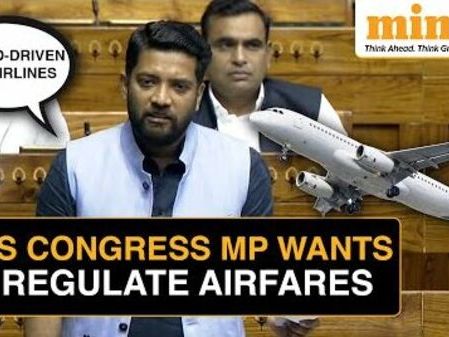 Congress MP Shafi Parambil Brings Resolution To Regulate Airfares