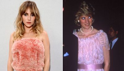 Suki Waterhouse Tries On One of Princess Diana's Most Iconic Formal Dresses