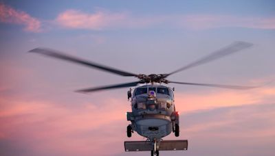 Chinese fighter drops flares in path of Australian MH-60R