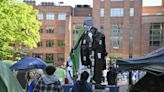 Fact Check: A George Washington Statue at GWU Was Allegedly Defaced by Pro-Palestinian Protesters. Here's the Evidence