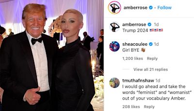 Amber Rose, 'Slut Walk' organizer, turns away from feminism and endorses Donald Trump