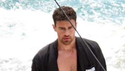 Theo James straddles Leo DiCaprio's girlfriend in racy Dolce and Gabbana advert