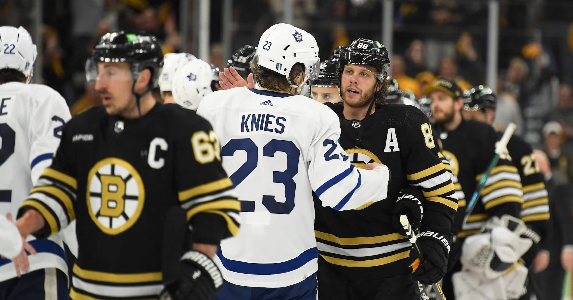 Bruins end Leafs' season with OT win in Game 7