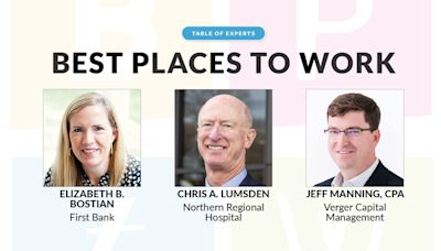 Table of Experts: Best places to work - Triad Business Journal