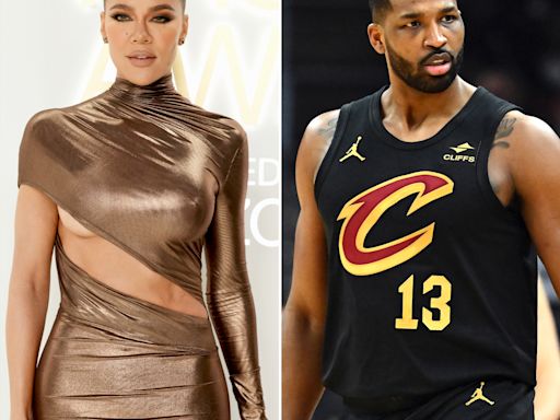 Khloe Kardashian Brings Daughter True and Son Tatum to Tristan Thompson’s NBA Game