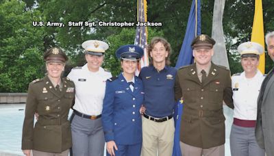 Proud colonel celebrates her kids graduating from military academies this week