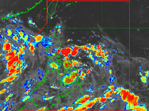 LPA off Surigao City bringing heavy rain to several regions, provinces