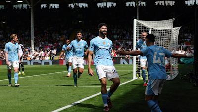 Manchester City golea 4-0 en Fulham y aumenta la presión sobre el Arsenal