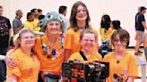 Fenton Middle School robotics girls win first