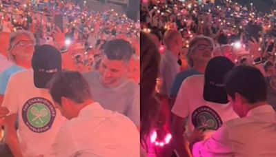 Watch: Roger Federer Signs Fan’s Wimbledon T-Shirt At Coldplay Concert - News18