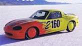 Mazda Miata MX5 racer and Bonneville land speed record holder goes up for bid on BaT to benefit The Piston Foundation