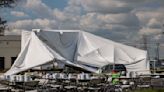 Officials on scene of party tent collapse in Bedford Park, Illinois; 26 injured