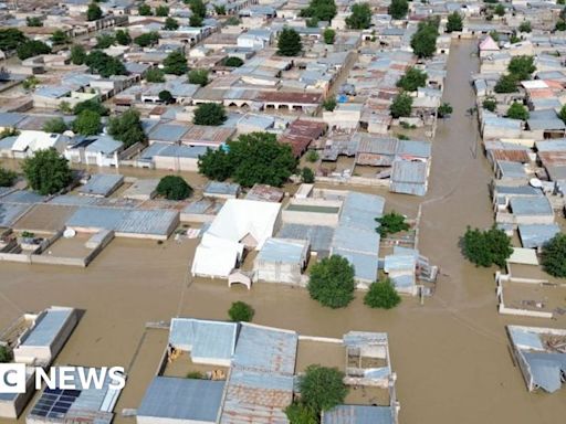 Nigeria Maiduguri floods: Prisoners flee after water damages jail walls