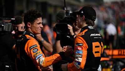 Oscar Piastri wins first F1 race in McLaren one-two with Norris at Hungarian GP