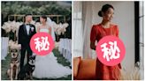 激情喇舌歌王崩壞！女星秘婚「遮肚婚紗照」曝 爆有孕全說了