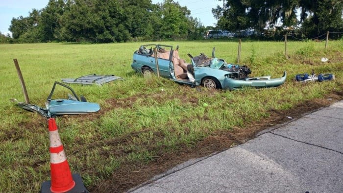 School bus hits driver who ran a stop sign in Sumter County, FHP says