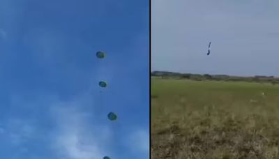 Muere cadete al no abrir paracaídas [Video]