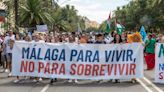 Málaga dice basta al turismo de masas y protesta contra sus efectos dañinos en la ciudad