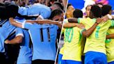 Uruguay empata contra Brasil en el clásico que define el último boleto a las semifinales de la Copa América