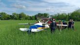 Small plane crash lands upside down in Hunterdon County, NJ