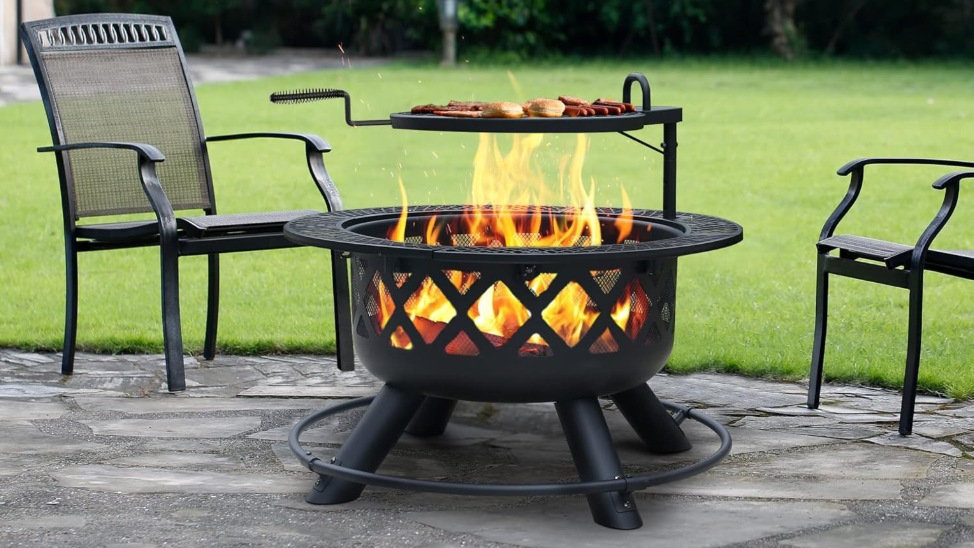 One of the best fire pits you can buy is nearly 50% off, and doubles as a grill