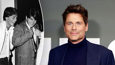 Rob Lowe says 'competitive' Tom Cruise knocked him out boxing: 'His eyes just went black'