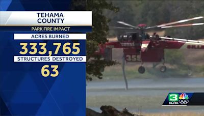 Park Fire: 8,200 structures in Tehama, Butte counties threatened by wildfire