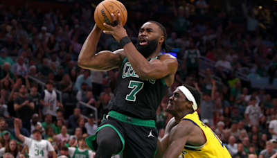 Celtics vs. Pacers: Jaylen Brown's relentless paint attack has Boston two wins from NBA Finals