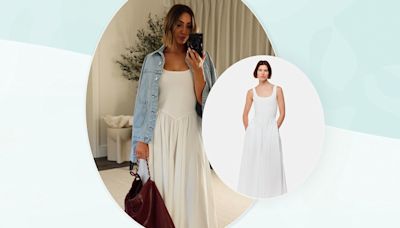 Frankie Bridge has found the perfect white summer dress for curvy girls - and it's now on sale