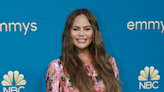 Chrissy Teigen Enjoys Family Vacation in Black Baby Bump-Baring Bikini